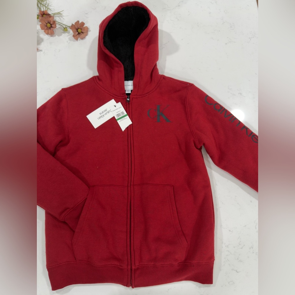 Calvin Klein Jeans Kids Crimson Hoodie